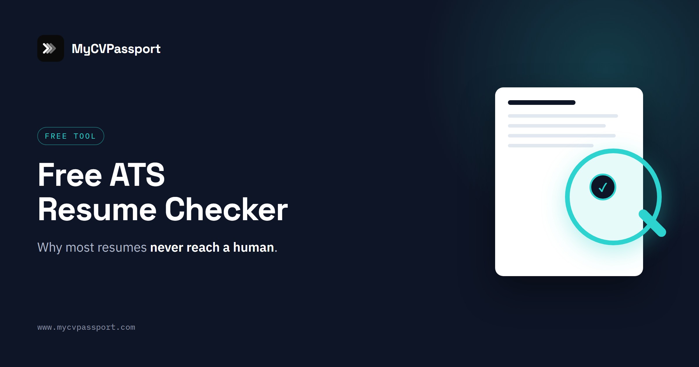 Free ATS Resume Checker: Why Most Resumes Never Reach a Human