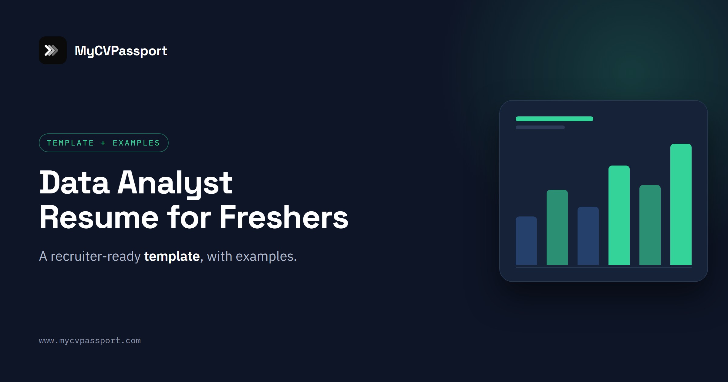Data Analyst Resume for Freshers: Template + Examples