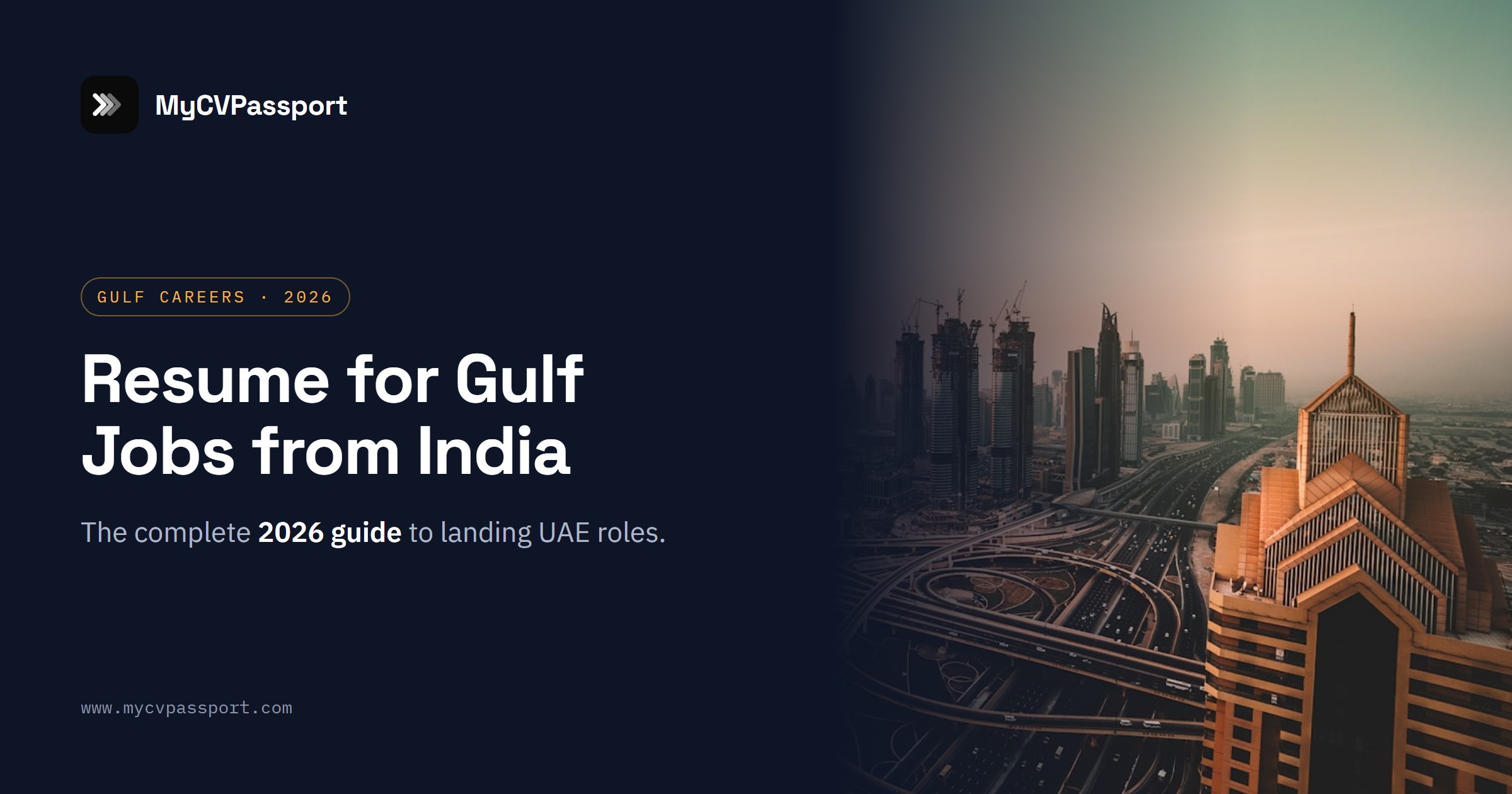 Resume for Gulf Jobs from India: Complete 2026 Guide